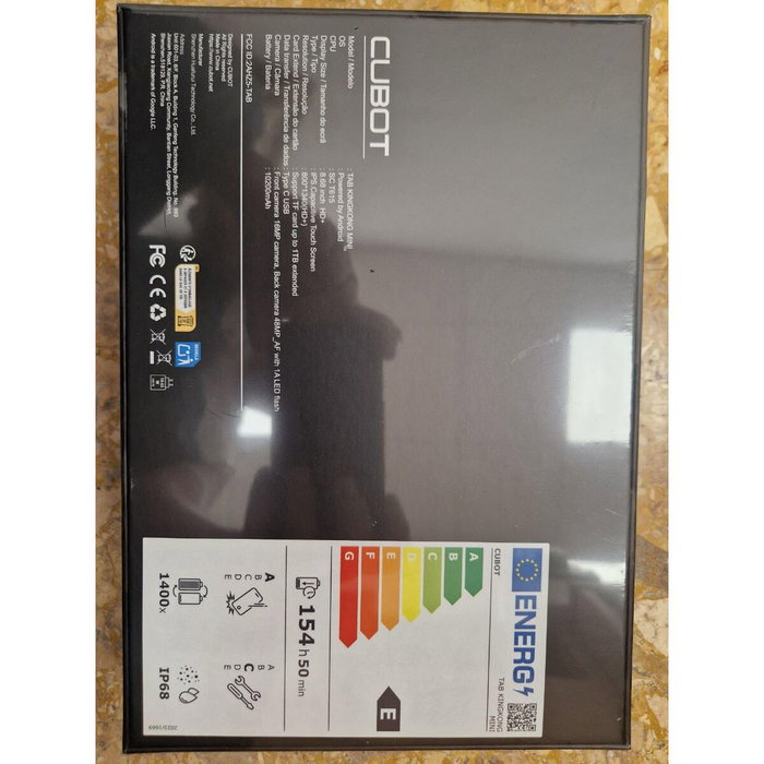 Tablette Cubot KING KONG MINI 6 GB RAM 128 GB 8,7" Noir