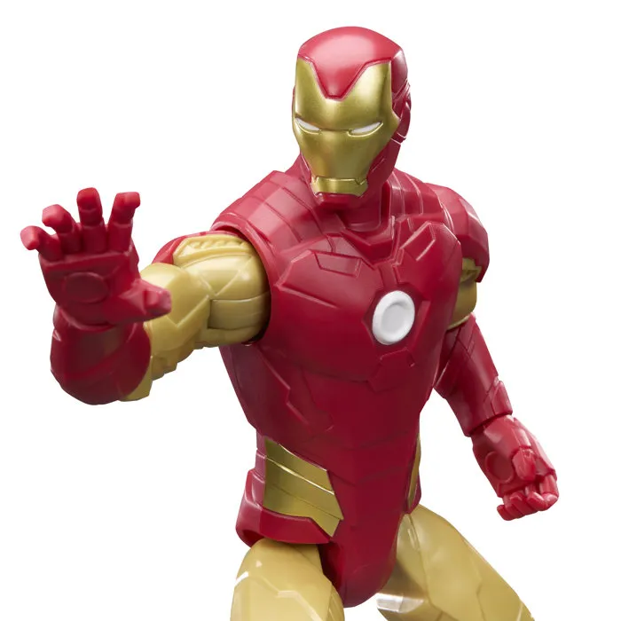 Hasbro Figurine Marvel Avengers Iron Man Titan Series 30 cm, 11 points d'articulation, Jouet Super-héros Enfant Dès 4 ans