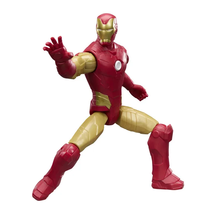 Hasbro Figurine Marvel Avengers Iron Man Titan Series 30 cm, 11 points d'articulation, Jouet Super-héros Enfant Dès 4 ans