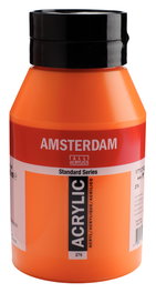 Amsterdam Standard Series Peinture Acrylique Orange Azo 276 Pot 1000 ml
