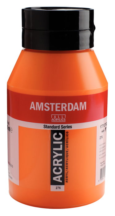 Amsterdam Standard Series Peinture Acrylique Orange Azo 276 Pot 1000 ml Amsterdam Standard Series Peinture Acrylique Orange Azo 276 Pot 1000 ml