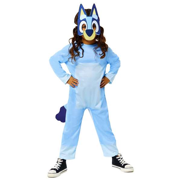 Liragram Déguisement pour Enfants Bluey 3 Pièces, 4-6 ans Liragram Déguisement pour Enfants Bluey 3 Pièces, 4-6 ans