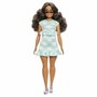 Barbie Poupée Barbie Fashionistas Robe Vert Menthe avec lunettes