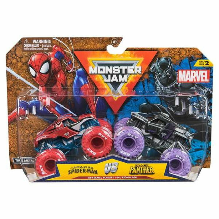 Spin Master 2 Véhicules 1:64 Marvel Monster Jam