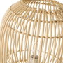 BigBuy Home Lampe de bureau Naturel Métal Rotin