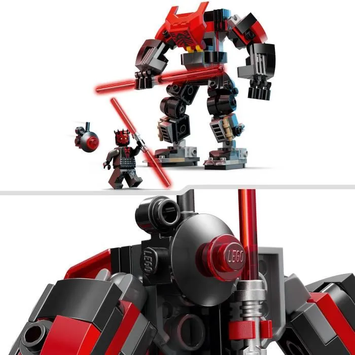Lego - 75411 - Lego Star Wars Le Robot Dark Maul - Jeu de Construction avec Minifigurine et Sabre Laser - 143 Pièces - Pour Enfants dès 6 Ans
