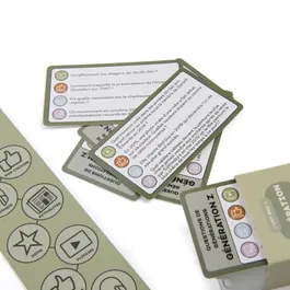 Spinmaster Questions de générations - Jeu de société avec 2000 questions et 100 défis - Pour 4 joueurs et plus - Dès 8 ans