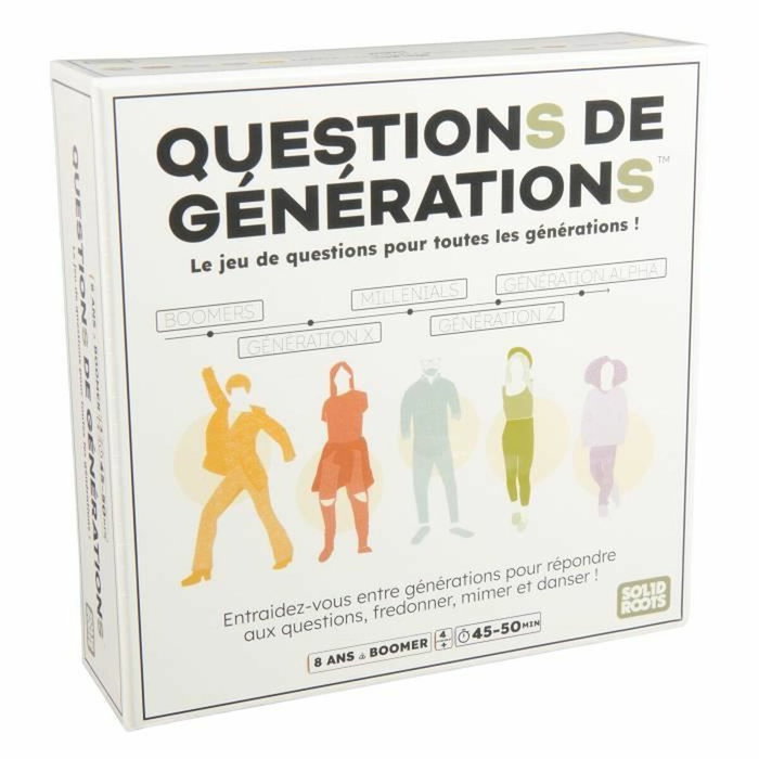Spinmaster Questions de générations - 2000 questions et 100 défis amusants Spinmaster Questions de générations - 2000 questions et 100 défis amusants
