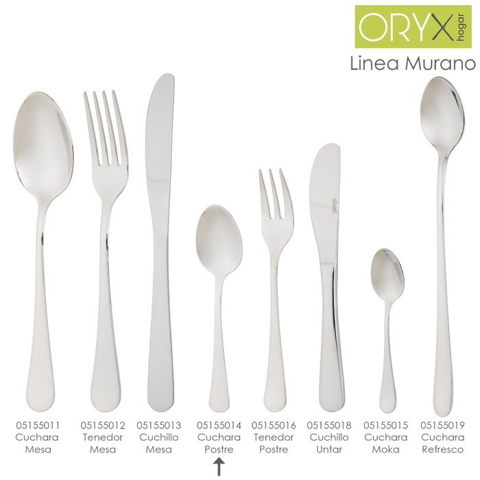 ORYX Cuillère café et dessert Murano Valencia 140 mm