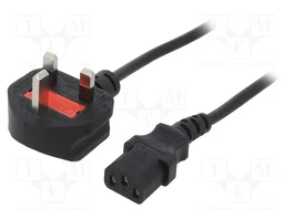 GEMBIRD Cablexpert Câble d'alimentation H03VV-F 3x0,5mm2 BS 1363 (G) vers IEC C13