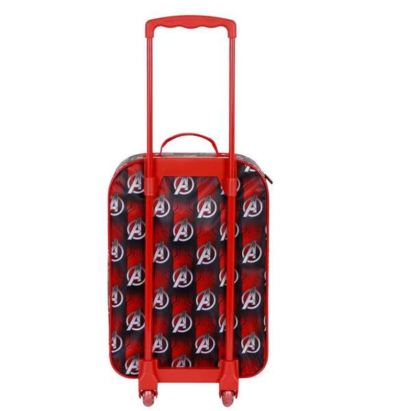 Karactermania Maleta Trolley Soft 3D Los Vengadores Almighty - Valise à main souple pour enfant, Avengers, 52 x 33 x 17 cm, polyester et EVA Karactermania Maleta Trolley Soft 3D Los Vengadores Almighty - Valise à main souple pour enfant, Avengers, 52 x 33 x 17 cm, polyester et EVA