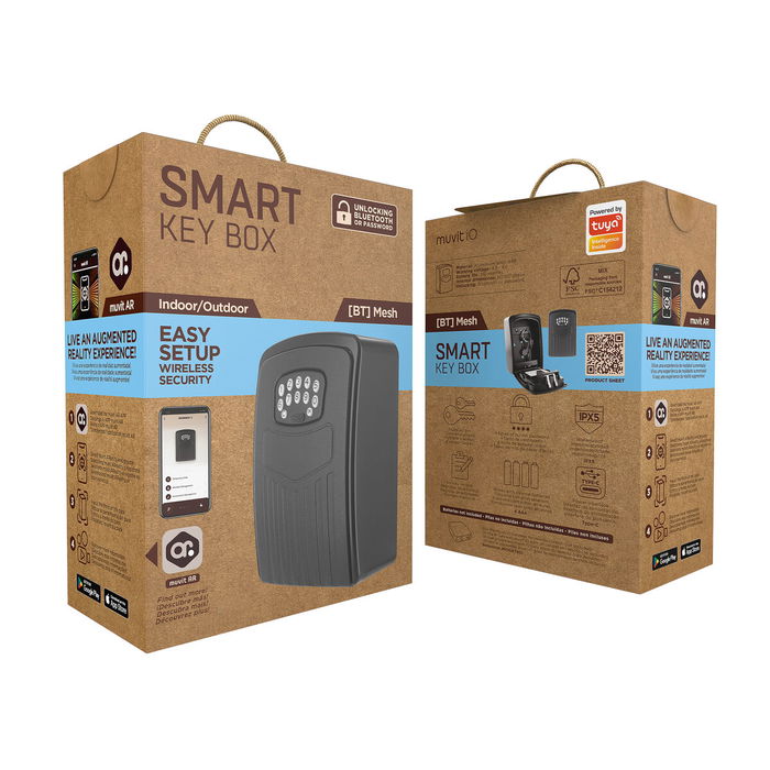 Coffre-fort pour Clés Muvit SMKB2-BT Noir