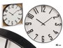 GIFTDECOR Horloge murale à chiffres en relief noir et blanc 40cm