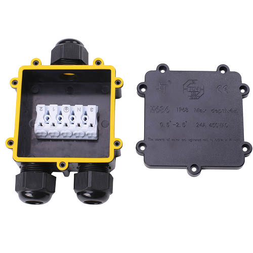 GSC Evolution Boîte de connexion étanche en Y avec réglette IP68 GSC Evolution Boîte de connexion étanche en Y avec réglette IP68