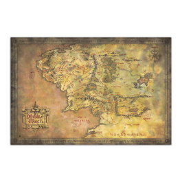 ERIK Poster Carte de la Terre du Milieu Le Seigneur des Anneaux