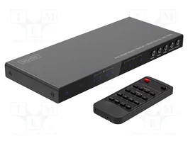 DIGITUS Switch HDMI 1.4 4K UHD 2160p Noir
