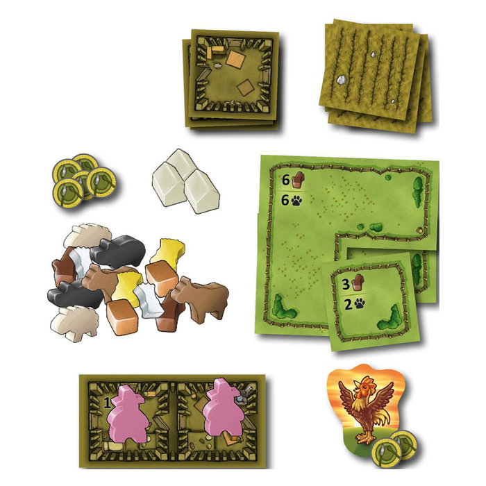 Asmodee Jeu de société Agricola Édition Familiale – Jeu de stratégie agricole pour 1-4 joueurs dès 8 ans – PEGI 8 – Version française