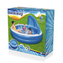 Bestway 54337 Piscine Gonflable Enfant avec Parasol 241x241x140 cm +6 Ans