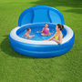 Bestway 54337 Piscine Gonflable Enfant avec Parasol 241x241x140 cm +6 Ans