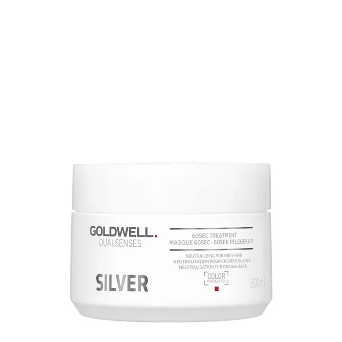 Goldwell Dualsenses Silver 60 Sec Masque crème anti-grise 200 ml Goldwell Dualsenses Silver 60 Sec Masque crème anti-grise 200 ml