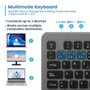 Ewent EW3296 Clavier sans fil rétroéclairé Espagnol