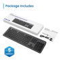 Ewent EW3296 Clavier sans fil rétroéclairé Espagnol
