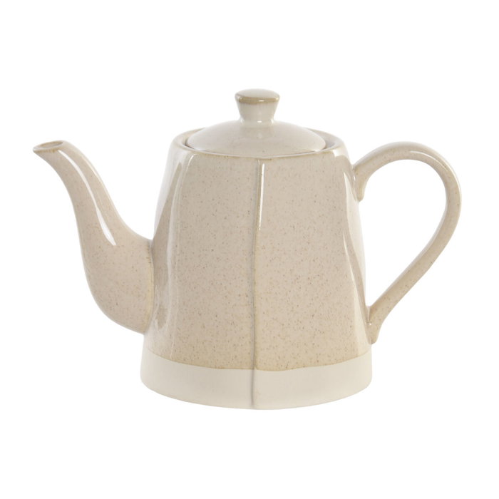 Home ESPRIT Théière ESPRIT Beige Grès 600 ml Home ESPRIT Théière ESPRIT Beige Grès 600 ml