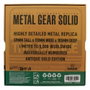FaNaTtik Metal Gear Solid 2 Cardboard Box Antique Gold