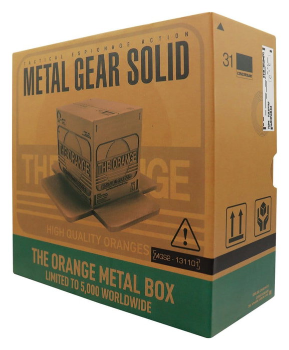 FaNaTtik Metal Gear Solid 2 Cardboard Box Antique Gold