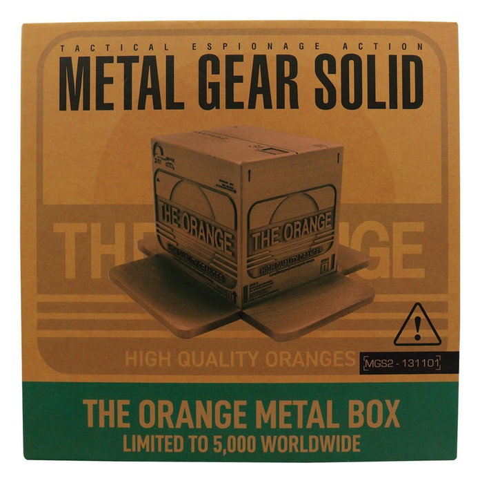 FaNaTtik Metal Gear Solid 2 Cardboard Box Antique Gold