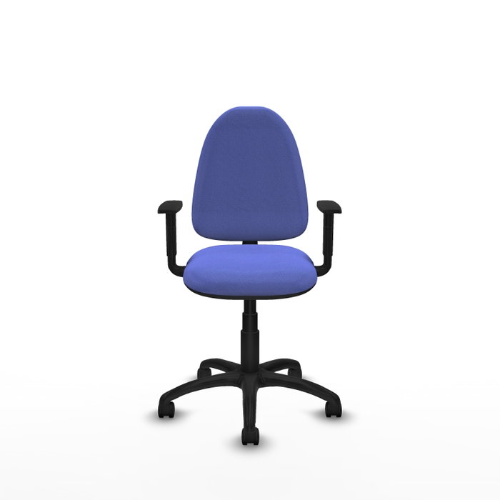 PIQUERAS Y CRESPO Chaise de bureau Aýna bleu clair avec accoudoirs 1D