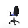 PIQUERAS Y CRESPO Chaise de bureau Aýna bleu clair avec accoudoirs 1D