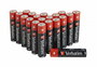 Verbatim AAA-LR03 - Piles alcalines AAA Premium 1,5V 1300 mAh - Lot de 20 pour appareils nomades