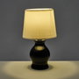 BigBuy Home Lampe de bureau Blanc Noir