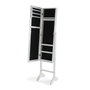 Miroir mural Versa Blanc Miroir Bois MDF Minimaliste 33,5 x 153 x 35,2 cm