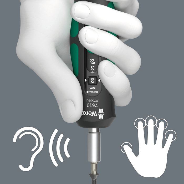 Wera 7510 Kraftform Safe-Torque Speed Tournevis Dynamométrique