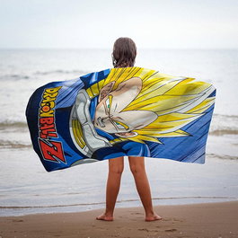 CERDÁ Toalla de baño microfibra Dragon Ball Z 70x140 cm - 100% Polyester