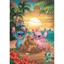 Clementoni Puzzle 500 pièces Stitch compact, pour enfants à partir de 3 ans, thème dessins animés, avec poster, dimensions 49 x 36 cm