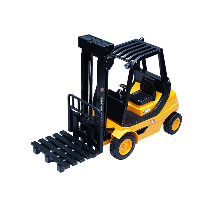 Tachan Radiocommande RC Chariot Élévateur 1:8 avec Éclairage et Sons, Contrôle de Fourche, 2.4GHz, Multilingue (Anglais, Français, Allemand, Italien, Portugais, Espagnol)