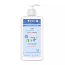 Cattier Lait Hydratant pour Bébé - Soin corporel - Flacon 500 ml