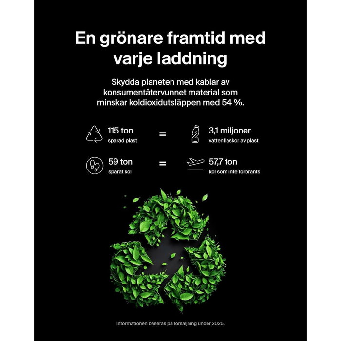 Belkin Câble USB-C vers USB-C BoostCharge Pro 240W Tressé 2m Noir Belkin Câble USB-C vers USB-C BoostCharge Pro 240W Tressé 2m Noir