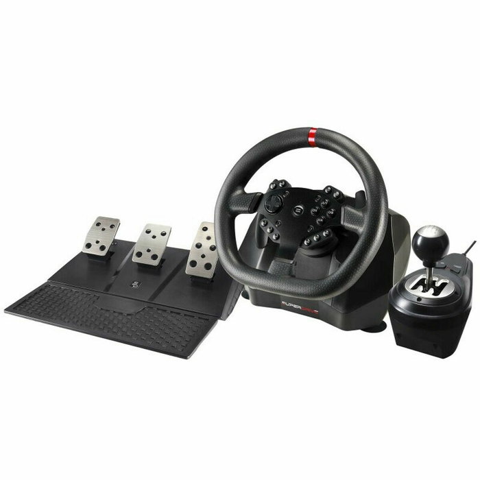Subsonic Superdrive GS950-X - Volant de course 900° avec levier de vitesse et pédalier Subsonic Superdrive GS950-X - Volant de course 900° avec levier de vitesse et pédalier