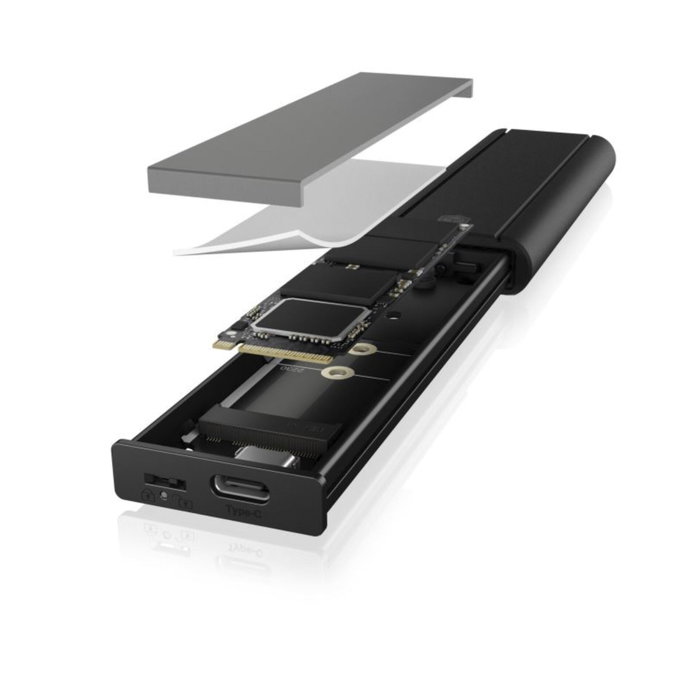Icy ICY BOX IB-1807MT-C31 USB Type-C M.2 NVMe SSD Black