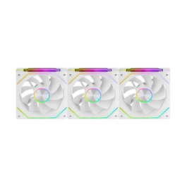 Mars Gaming Kit Ventilateurs MF-LINKFINITYKIT2RW Blanc 120mm ARGB PWM 3 Unités Linkfinity