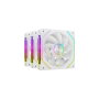 Mars Gaming Kit Ventilateurs MF-LINKFINITYKIT2RW Blanc 120mm ARGB PWM 3 Unités Linkfinity