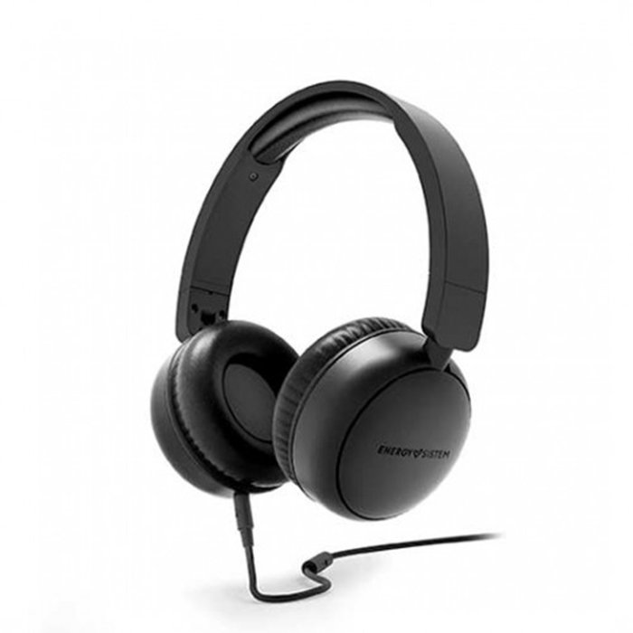 ENERGY SISTEM Soundspire Black 457601 - Casque audio binaural filaire avec microphone, jack 3.5 mm, noir, circumaural ENERGY SISTEM Soundspire Black 457601 - Casque audio binaural filaire avec microphone, jack 3.5 mm, noir, circumaural