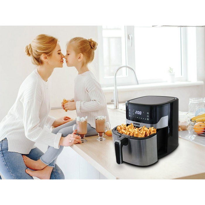N'oveen AF550 Friteuse à Air Noir 6,5 L 1600 W N'oveen AF550 Friteuse à Air Noir 6,5 L 1600 W