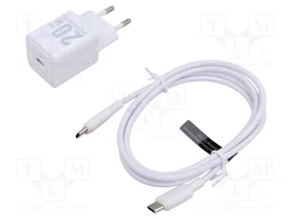 VENTION Chargeur USB blanc avec technologie GaN et Power Delivery PD 3.0