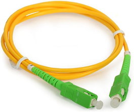 MicroConnect Câble à fibre optique OS2 SC-SC Monomode Simplex Jaune 3m