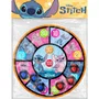 Disney - Cible de fléchettes avec balles scratch Stitch 36 cm - Double face avec 6 balles - Développe coordination et précision